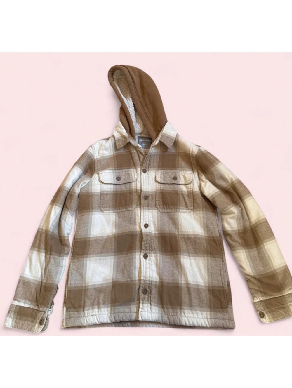 Men’s Hollister Hooded Flannel Jacket COPY]
